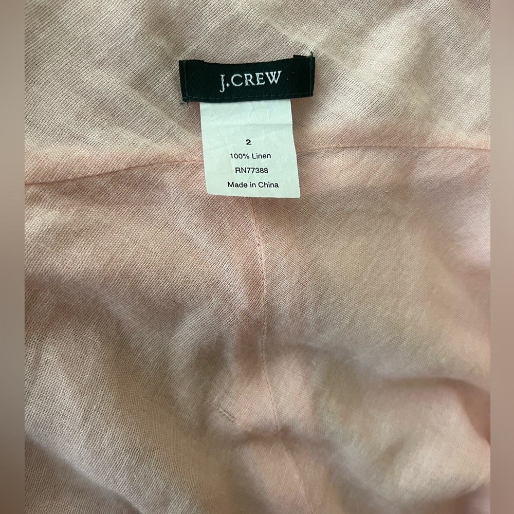 J. Crew Pink Midi Wrap Dress - Picture 3 of 7